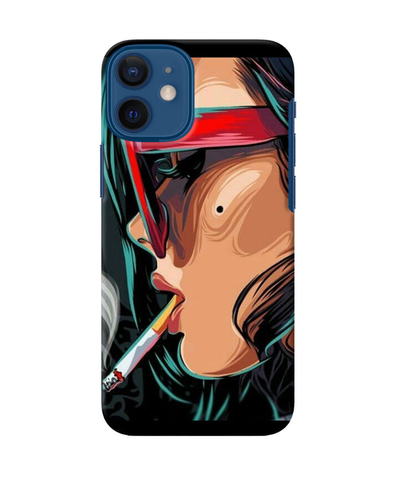 Smoking Girl Iphone 12 Mini Back Cover