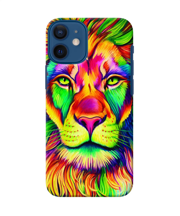 Lion Color Poster Iphone 12 Mini Back Cover
