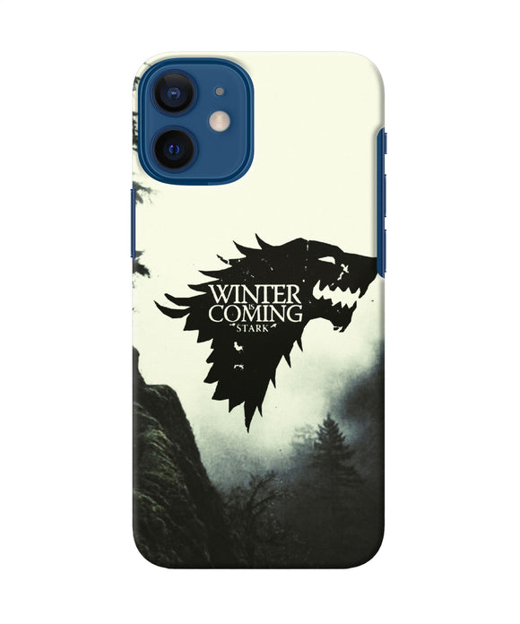 Winter Coming Stark Iphone 12 Mini Back Cover