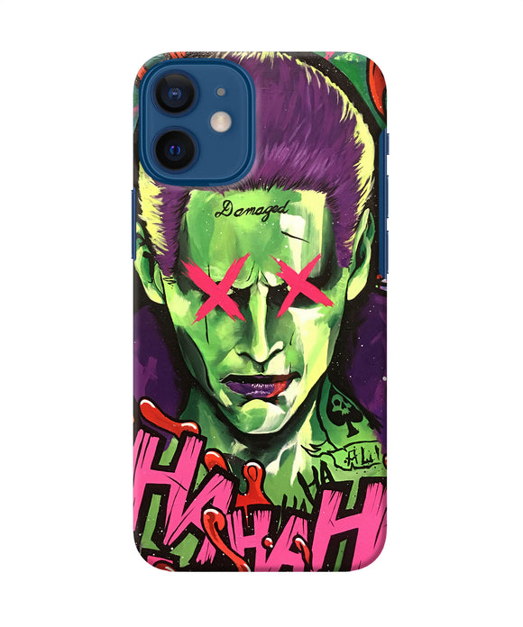 Damaged Joker Anim Iphone 12 Mini Back Cover