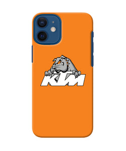 Ktm Dog Logo Iphone 12 Mini Back Cover