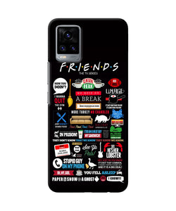 FRIENDS Vivo V20 Back Cover