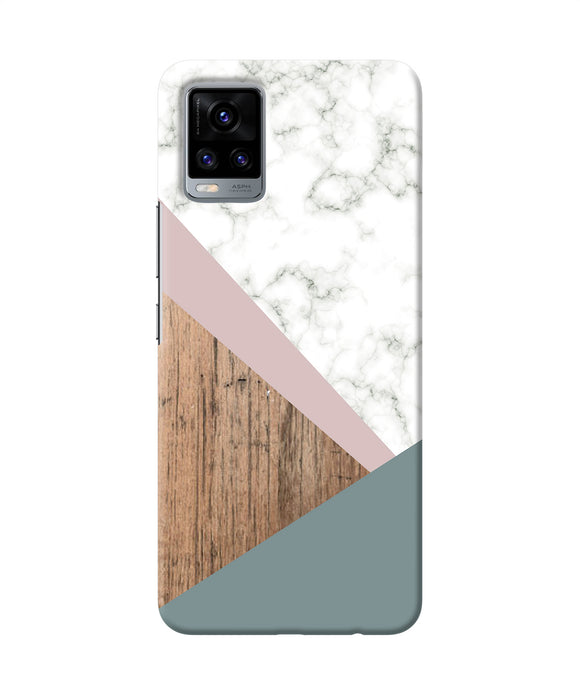 Marble wood Abstract Vivo V20 Back Cover