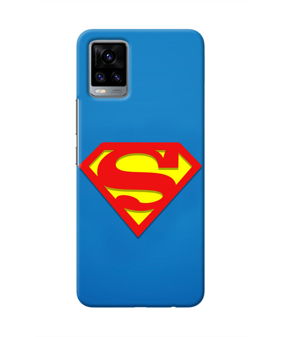 Superman Blue Vivo V20 Real 4D Back Cover