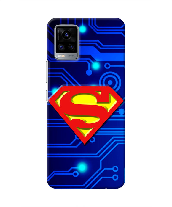 Superman Abstract Vivo V20 Real 4D Back Cover