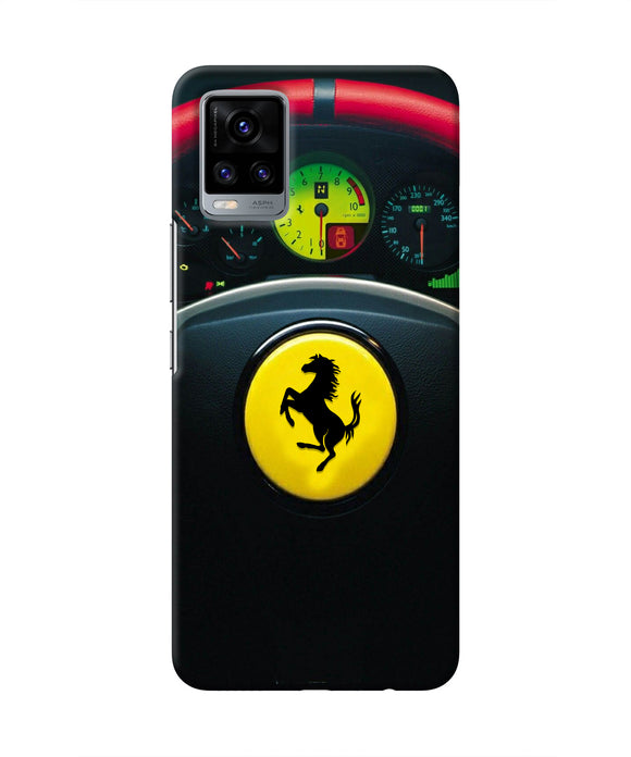 Ferrari Steeriing Wheel Vivo V20 Real 4D Back Cover