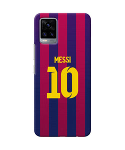 Messi 10 tshirt Vivo V20 Back Cover