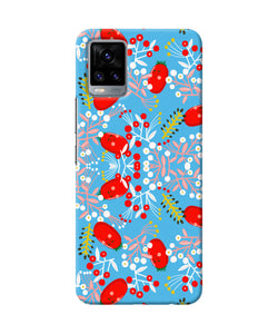 Small red animation pattern Vivo V20 Back Cover