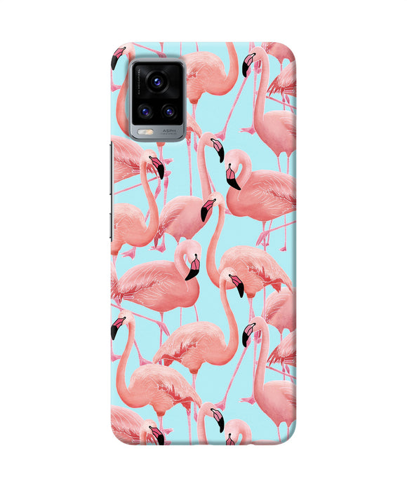 Abstract sheer bird print Vivo V20 Back Cover