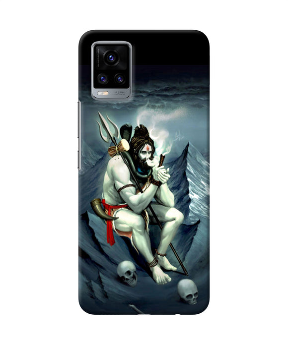 Lord shiva chillum Vivo V20 Back Cover