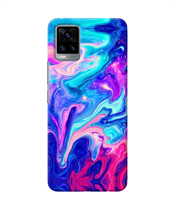 Abstract colorful water Vivo V20 Back Cover