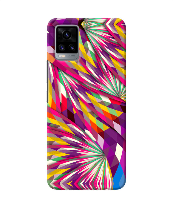 Abstract colorful print Vivo V20 Back Cover