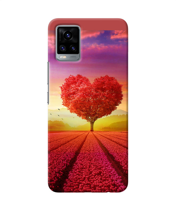 Natural heart tree Vivo V20 Back Cover