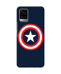 Captain america logo Vivo V20 Back Cover