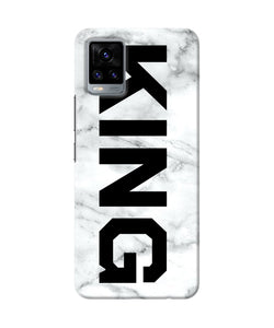 King marble text Vivo V20 Back Cover