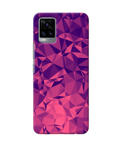 Abstract red blue shine Vivo V20 Back Cover