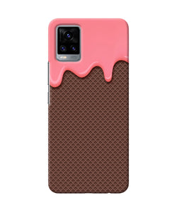 Waffle cream biscuit Vivo V20 Back Cover