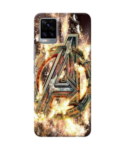 Avengers burning logo Vivo V20 Back Cover