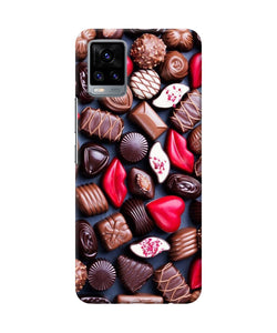 Valentine special chocolates Vivo V20 Back Cover