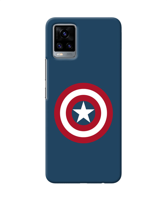 Captain america logo Vivo V20 Back Cover