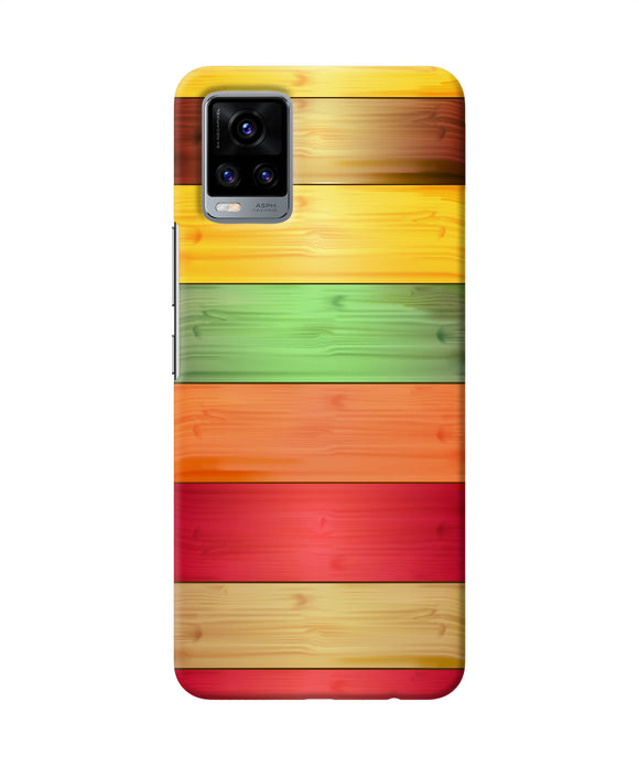 Wooden colors Vivo V20 Back Cover