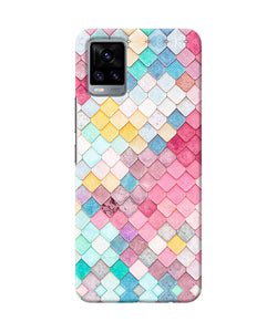 Colorful fish skin Vivo V20 Back Cover