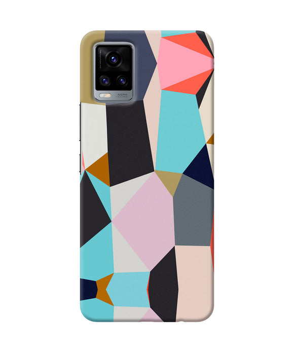 Abstract colorful shapes Vivo V20 Back Cover