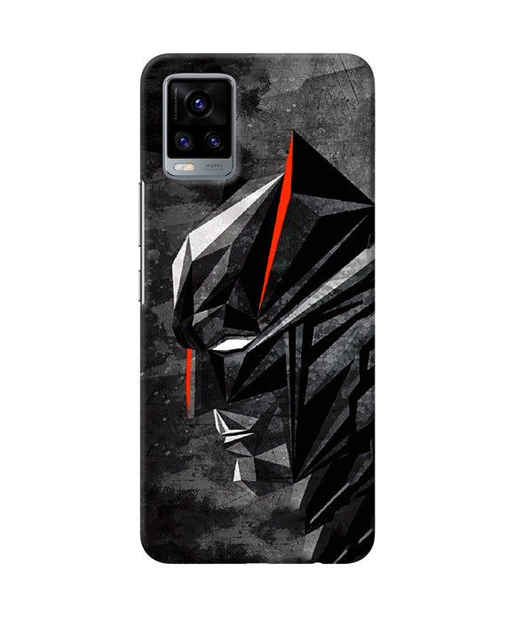 Batman black side face Vivo V20 Back Cover