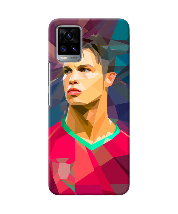 Abstract ronaldo Vivo V20 Back Cover