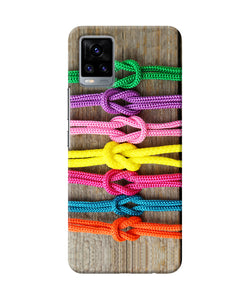 Colorful shoelace Vivo V20 Back Cover