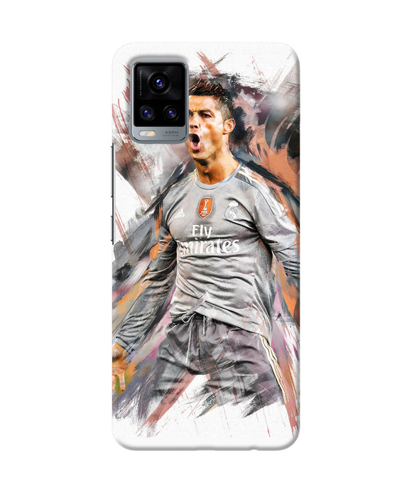 Ronaldo poster Vivo V20 Back Cover