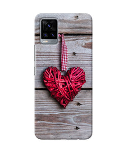 Lace heart Vivo V20 Back Cover