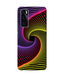 Colorful Strings Vivo V20 SE Back Cover