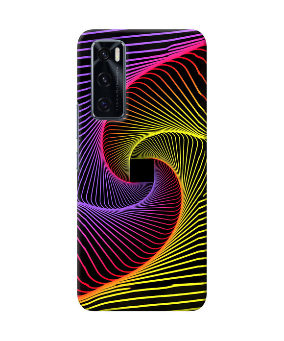 Colorful Strings Vivo V20 SE Back Cover