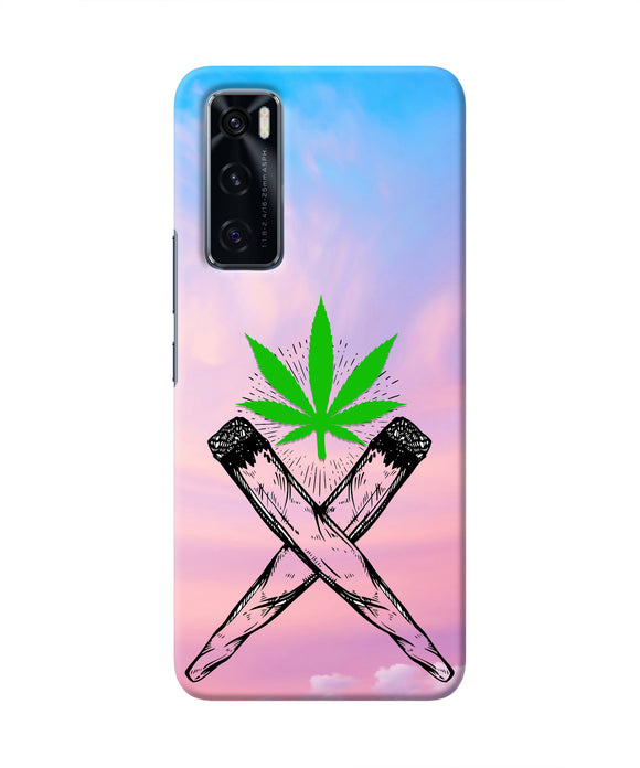 Weed Dreamy Vivo V20 SE Real 4D Back Cover