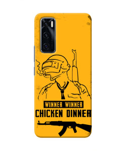 PUBG Chicken Dinner Vivo V20 SE Real 4D Back Cover