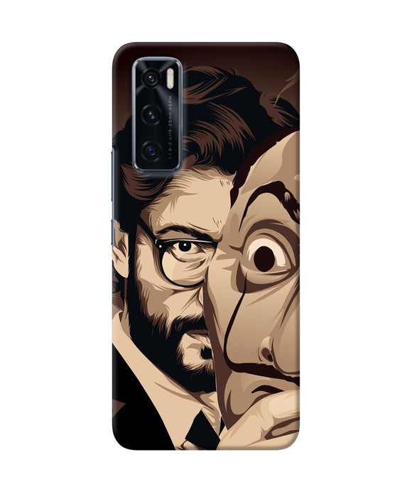 Money Heist Professor Art Vivo V20 SE Back Cover