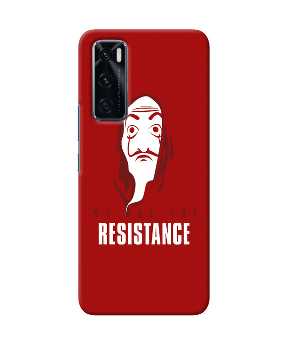 Money Heist Resistance Quote Vivo V20 SE Back Cover