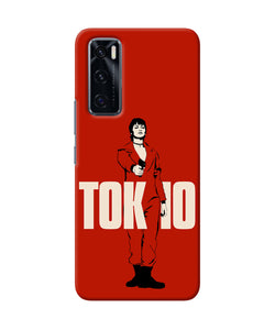 Money Heist Tokyo With Gun Vivo V20 SE Back Cover