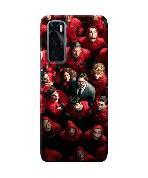 Money Heist Professor with Hostages Vivo V20 SE Back Cover