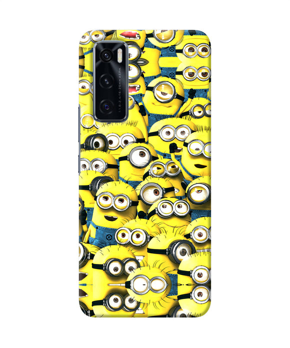 Minions mini crowd Vivo V20 SE Back Cover