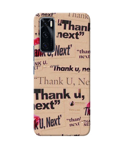 Thank you next Vivo V20 SE Back Cover