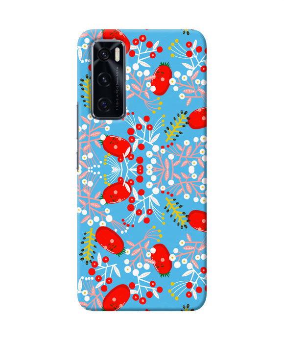 Small red animation pattern Vivo V20 SE Back Cover