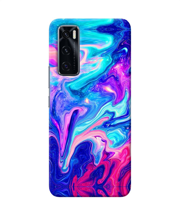 Abstract colorful water Vivo V20 SE Back Cover