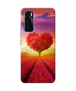 Natural heart tree Vivo V20 SE Back Cover