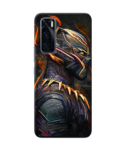 Black panther side face Vivo V20 SE Back Cover