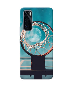 Basket ball moon Vivo V20 SE Back Cover