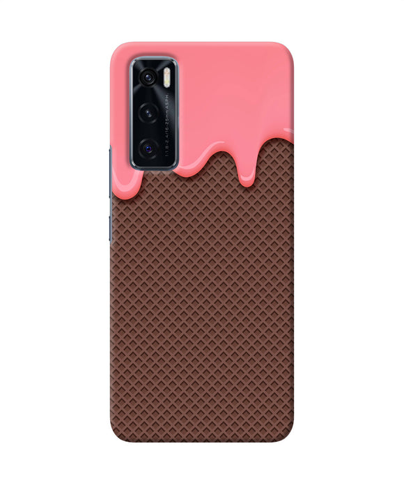 Waffle cream biscuit Vivo V20 SE Back Cover