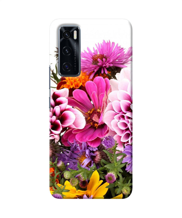 Natural flowers Vivo V20 SE Back Cover