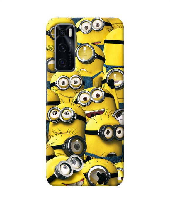 Minions crowd Vivo V20 SE Back Cover